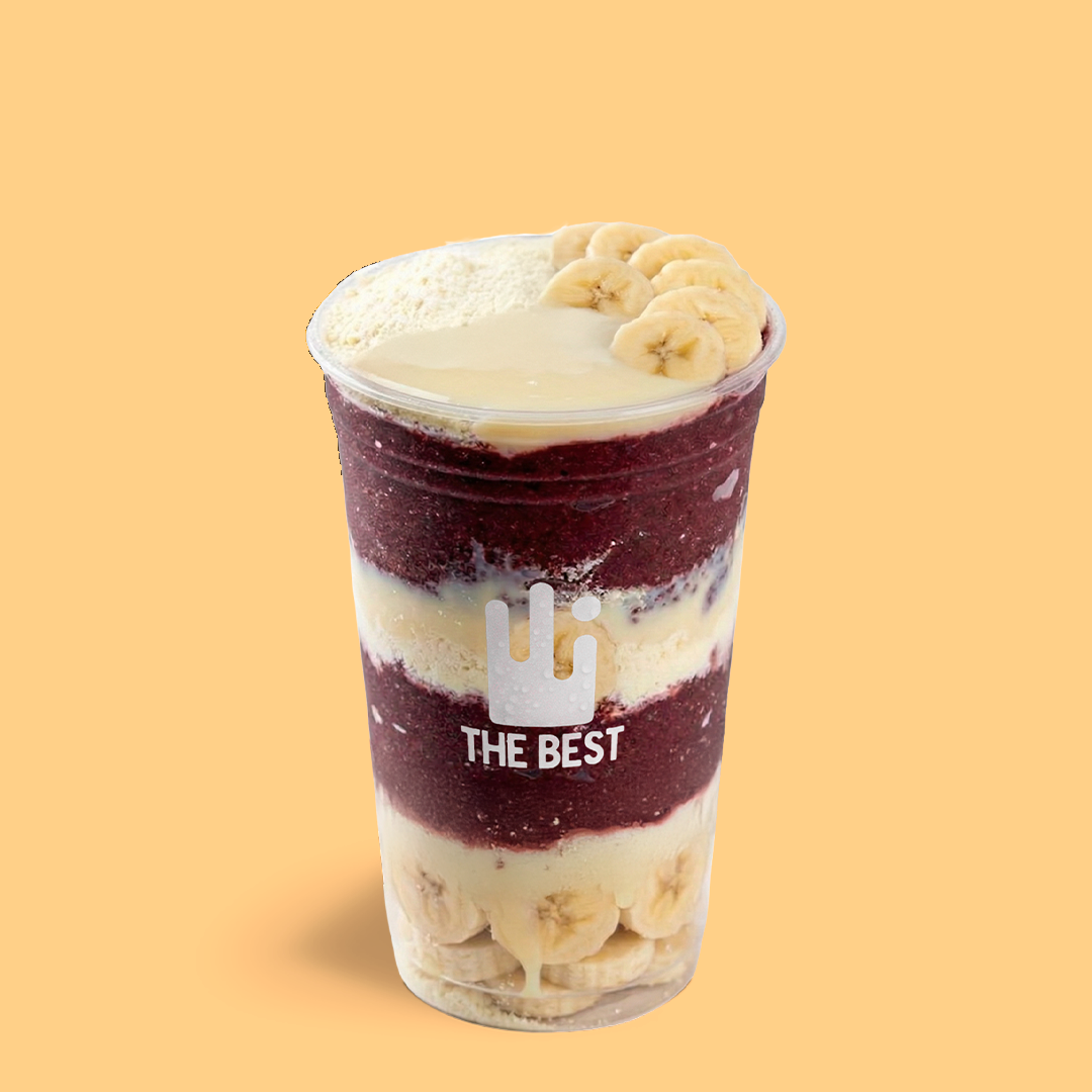 1 Copo 500 ml (Açaí + Banana + Leite em Pó + Leite Condensado)